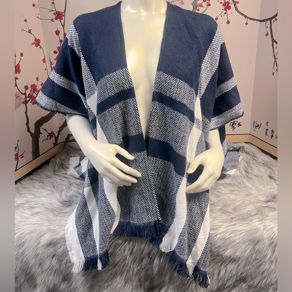 LOFT Navy Ruana